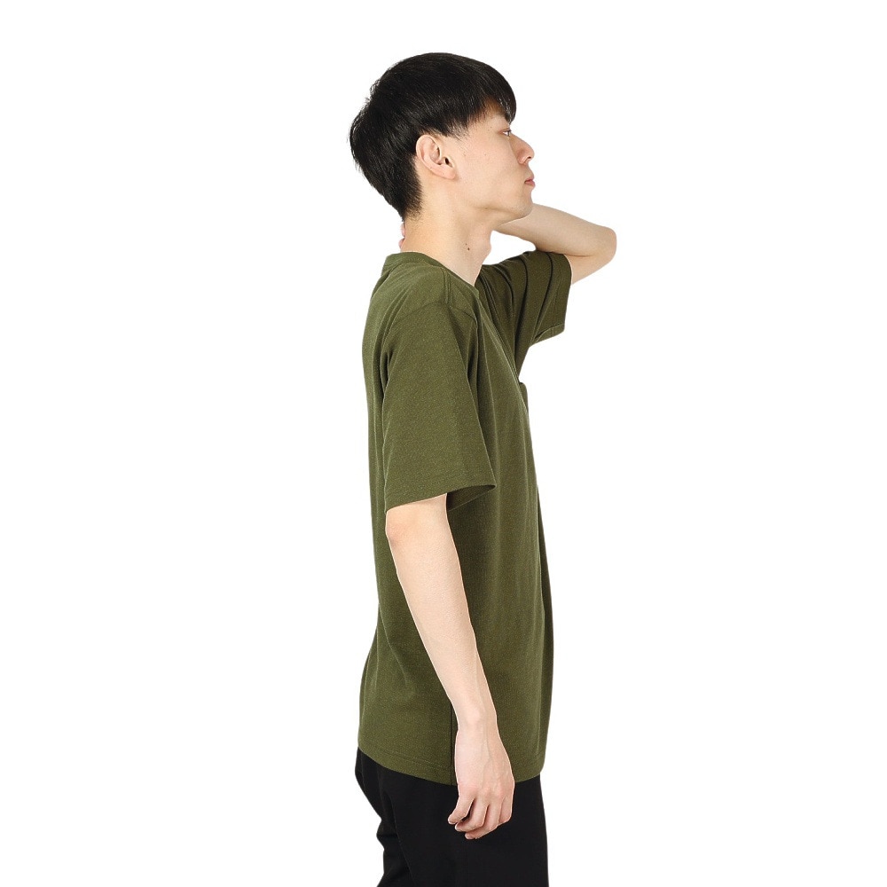 クリフメイヤー（KRIFF MAYER）（メンズ）蚊を寄せ付けない 半袖Tシャツ BUG PROOF 防蚊加工 ポケットTシャツ 2345101-69:KHAKI カーキ