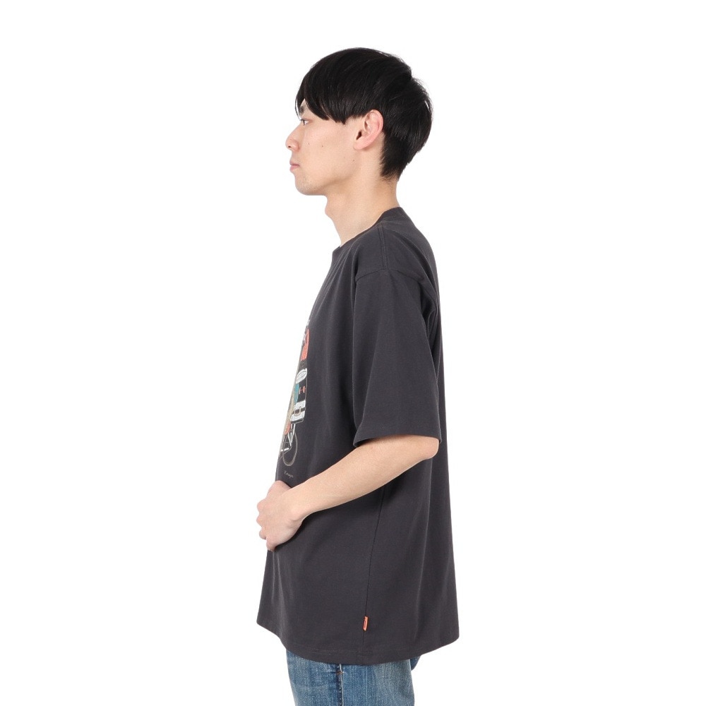 クリフメイヤー（KRIFF MAYER）（メンズ）アニマル半袖Tシャツ プードル 2347204-17:CHARCOAL
