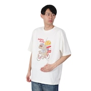 (メンズ)アニマル半袖Tシャツ プードル 2347204-5:OFF