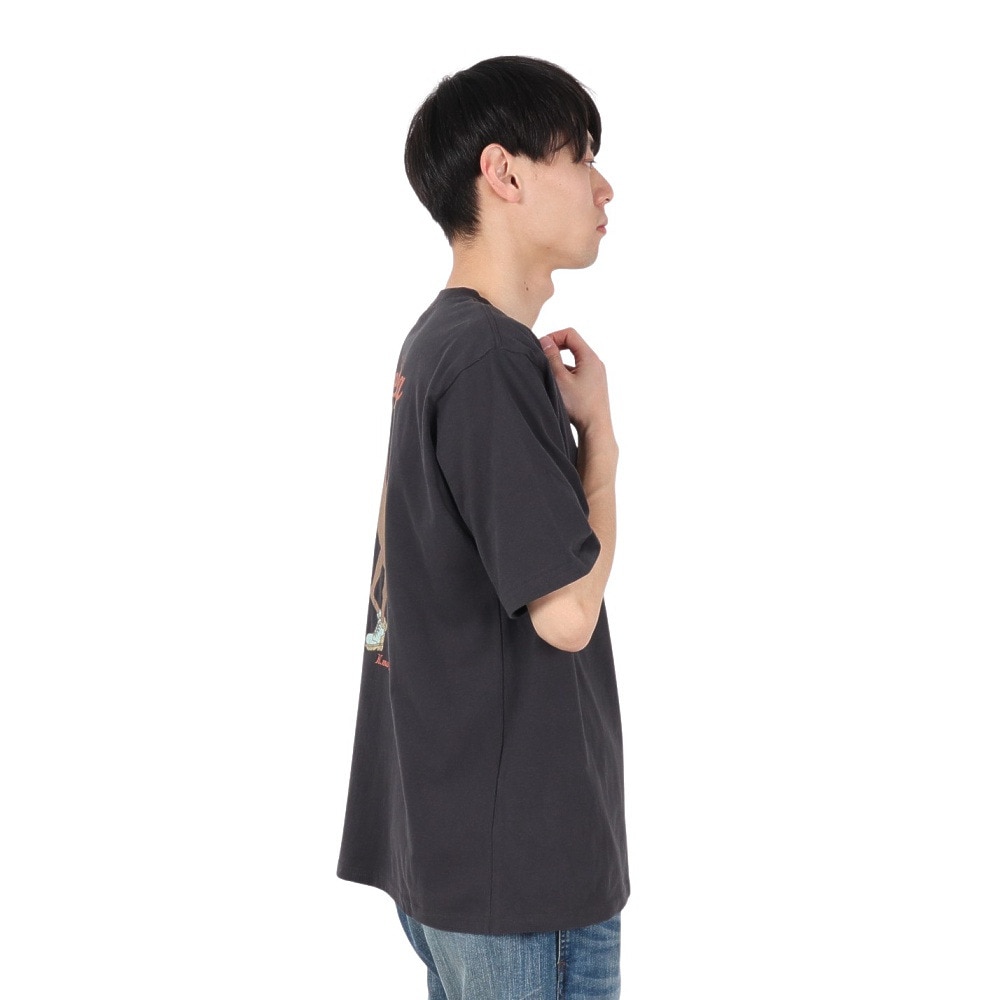 クリフメイヤー（KRIFF MAYER）（メンズ）アニマル半袖Tシャツ ラクダ 2347206-17:CHARCOAL