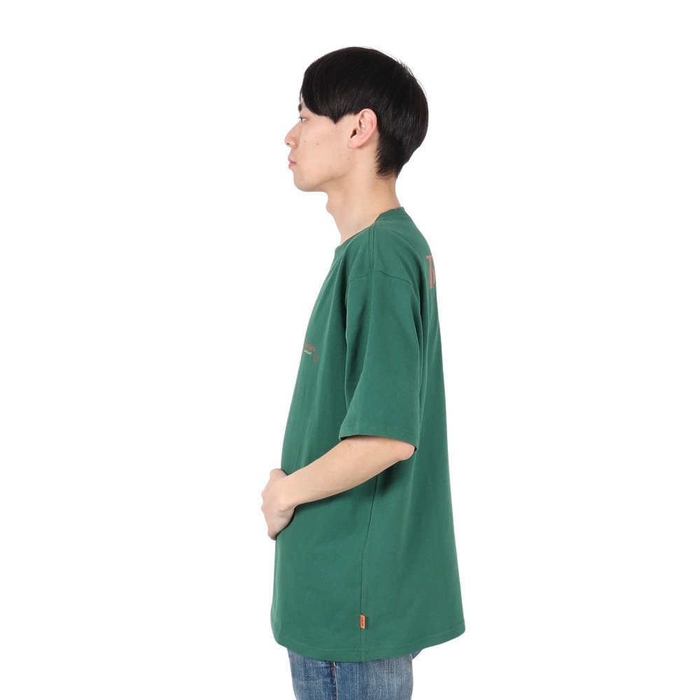 クリフメイヤー（KRIFF MAYER）（メンズ）アニマル半袖Tシャツ ラクダ 2347206-65:GREEN