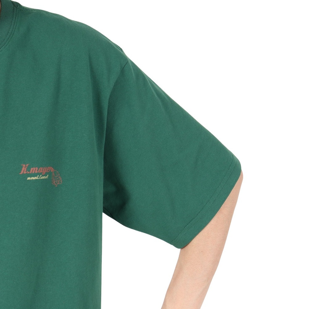 クリフメイヤー（KRIFF MAYER）（メンズ）アニマル半袖Tシャツ ラクダ 2347206-65:GREEN