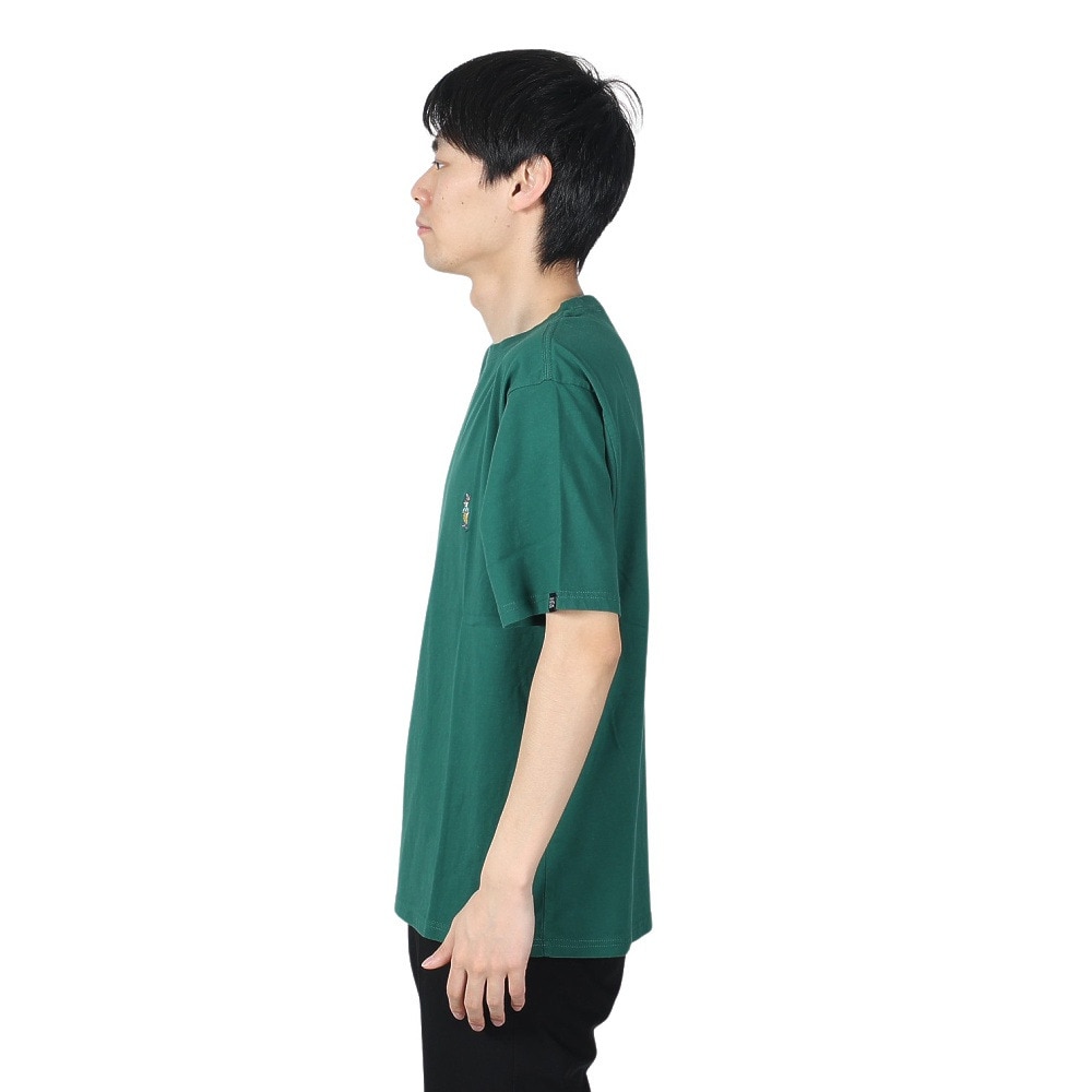 クリフメイヤー（KRIFF MAYER）（メンズ、レディース）キャンプラビット 半袖Tシャツ ミニ刺繍 2347804-65 GREEN