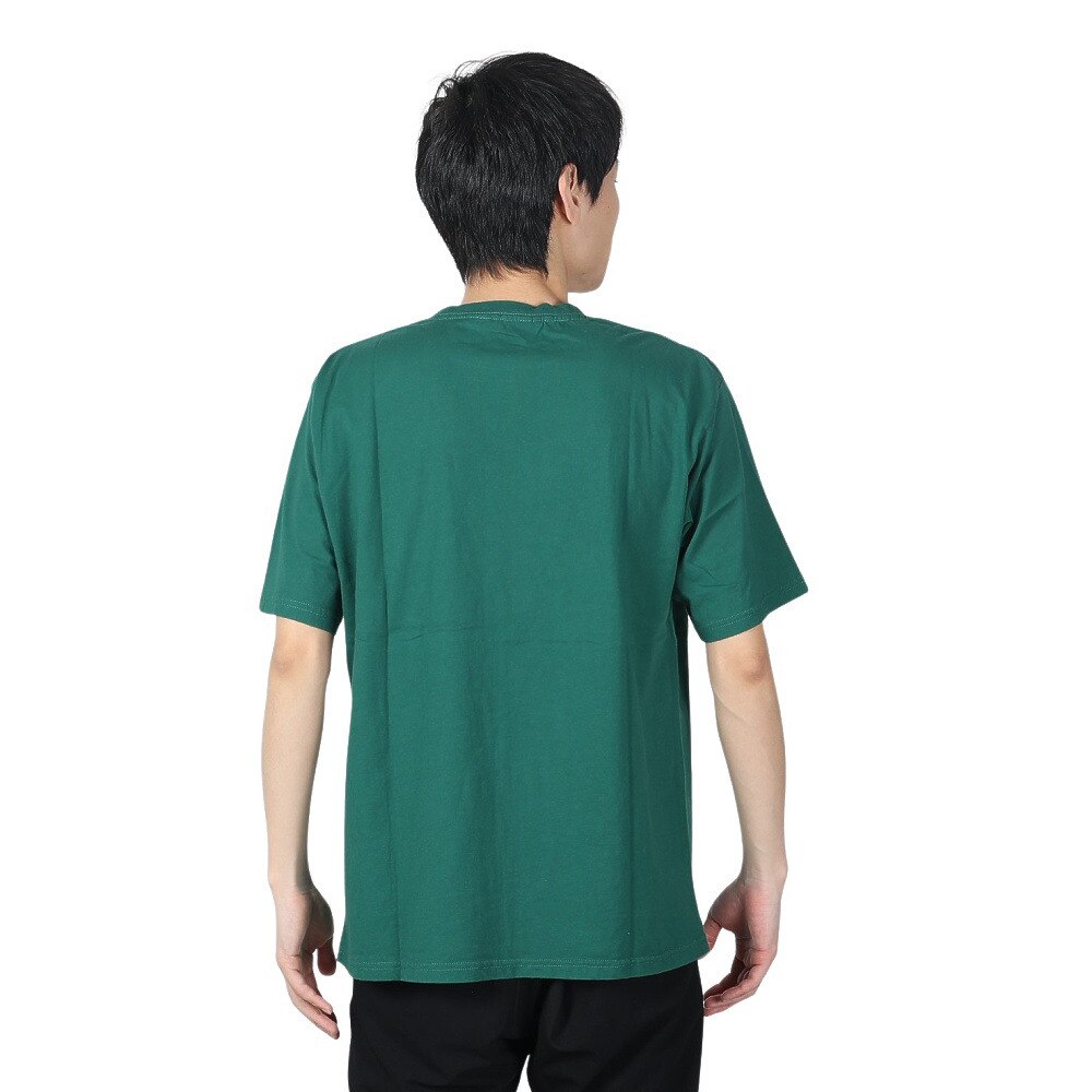 クリフメイヤー（KRIFF MAYER）（メンズ、レディース）キャンプラビット 半袖Tシャツ ミニ刺繍 2347804-65 GREEN