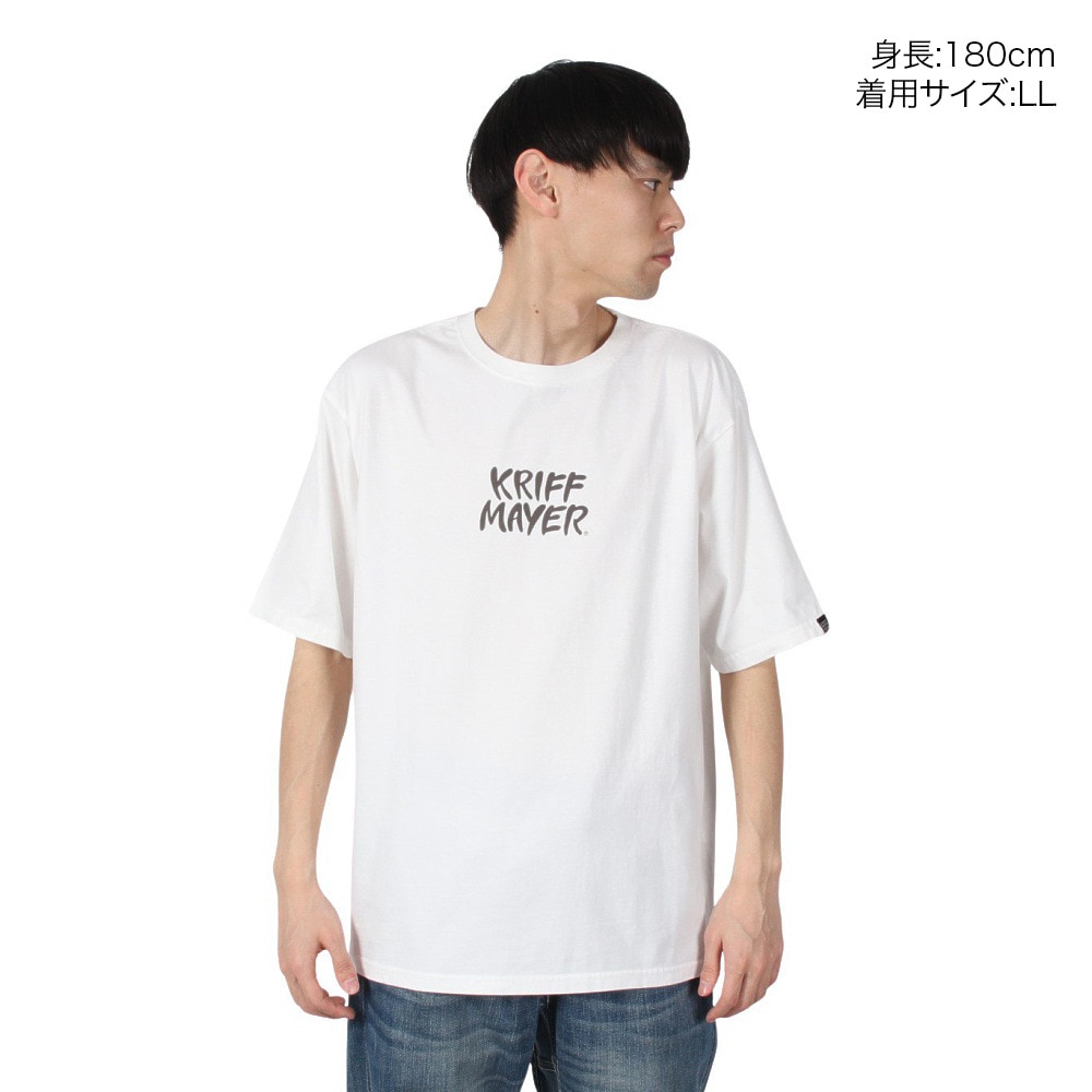 クリフメイヤー（KRIFF MAYER）（メンズ）グラフィックT 半袖Tシャツ キャンプラビット バックプリント 2347805-5:OFF オフホワイト ユニセックス仕様