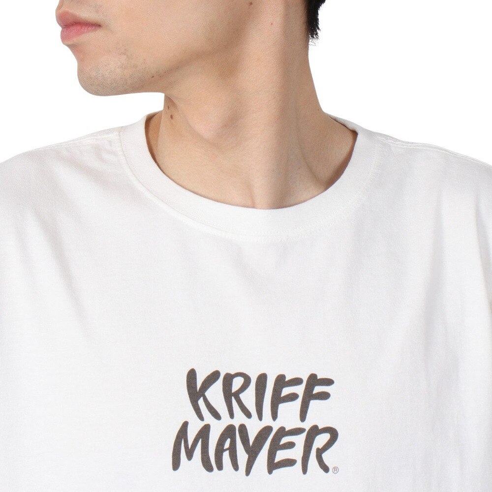クリフメイヤー（KRIFF MAYER）（メンズ）グラフィックT 半袖Tシャツ キャンプラビット バックプリント 2347805-5:OFF オフホワイト ユニセックス仕様