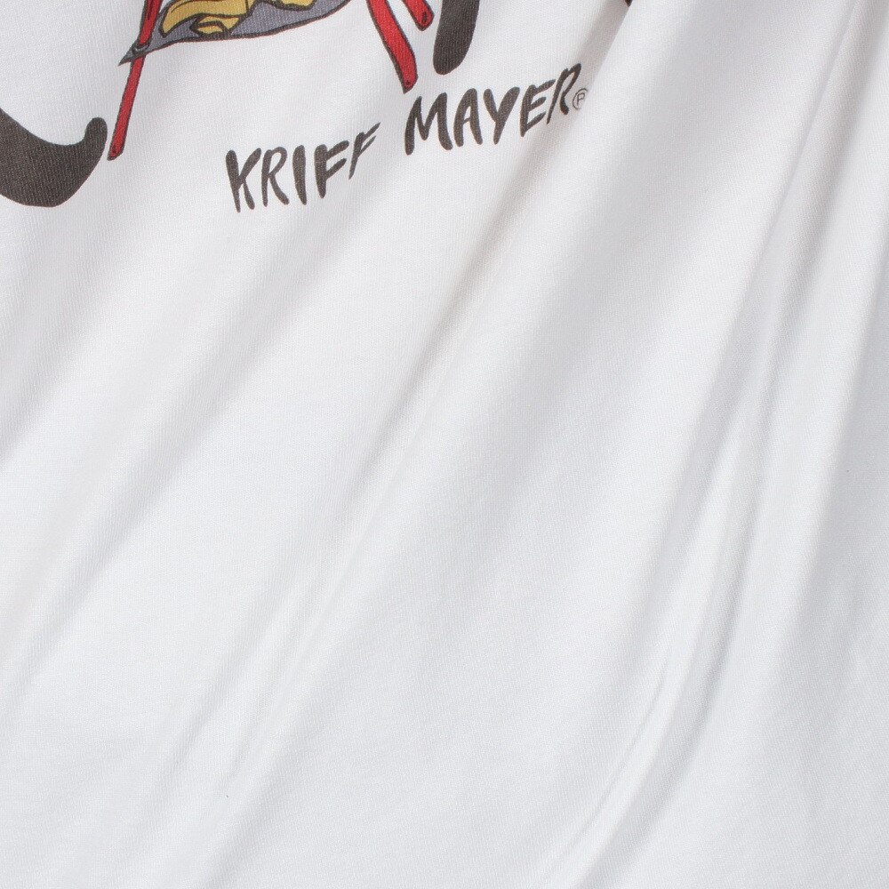 クリフメイヤー（KRIFF MAYER）（メンズ）グラフィックT 半袖Tシャツ キャンプラビット バックプリント 2347805-5:OFF オフホワイト ユニセックス仕様