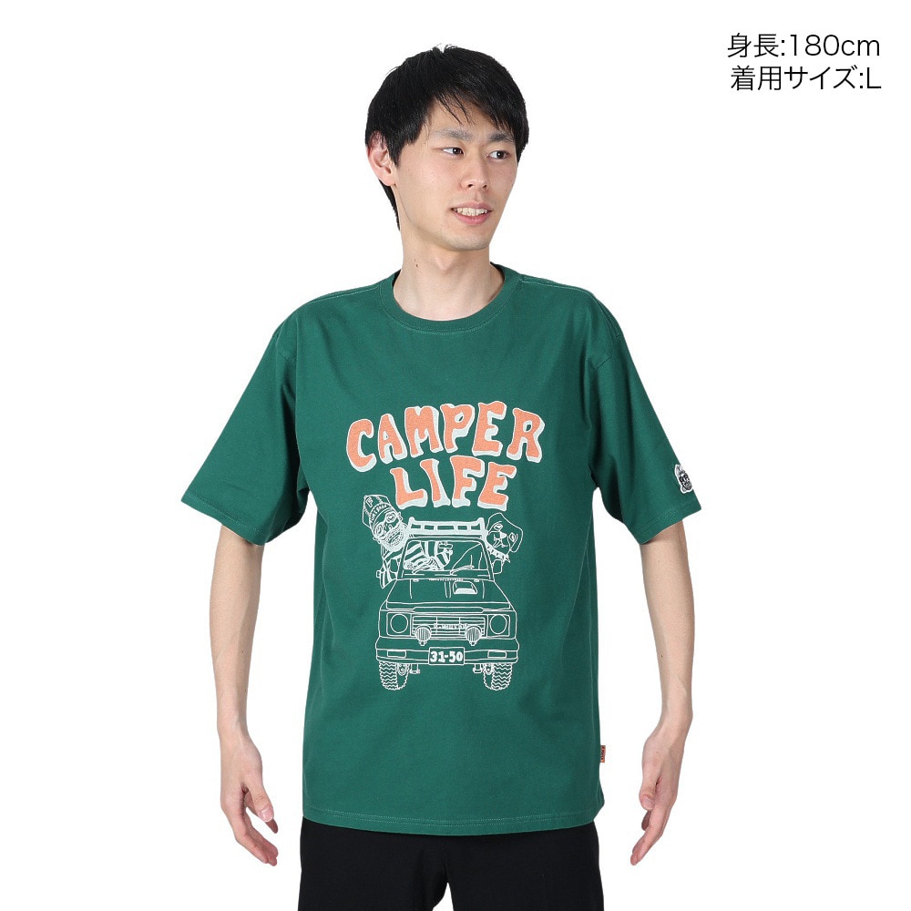 クリフメイヤー（KRIFF MAYER）（メンズ、レディース）ウェットプロテクト 半袖Tシャツ 車 2347811X-65 GREEN