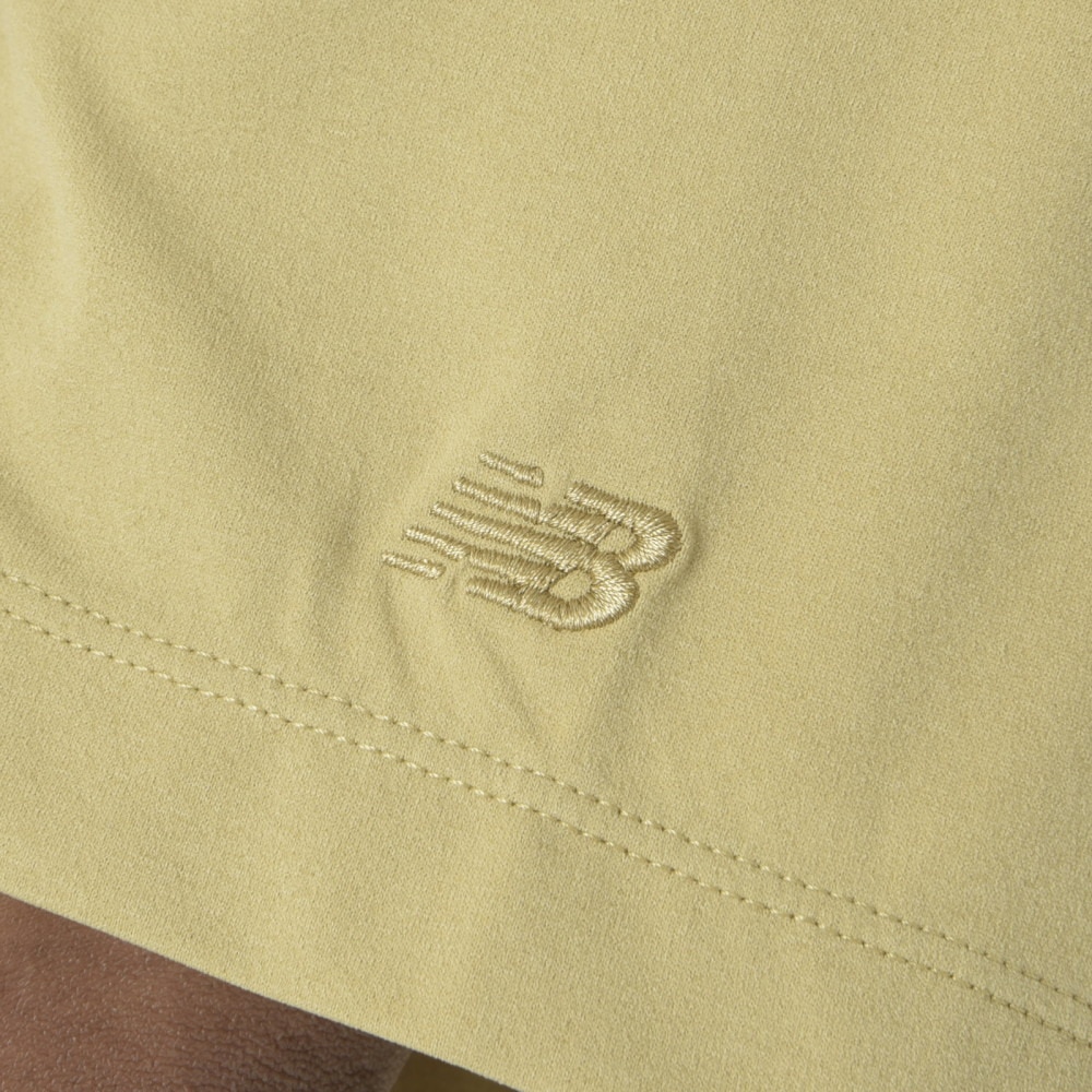 ニューバランス（new balance）（メンズ）半袖Tシャツ ラッシュガード MT1996 Tシャツ AMT45019 BG4 サンドベージュ 吸汗速乾 4wayストレッチ UPF40+