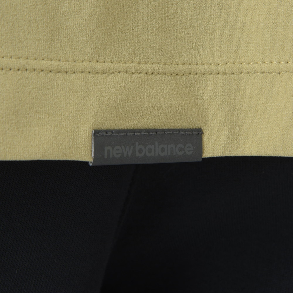 ニューバランス（new balance）（メンズ）半袖Tシャツ ラッシュガード MT1996 Tシャツ AMT45019 BG4 サンドベージュ 吸汗速乾 4wayストレッチ UPF40+