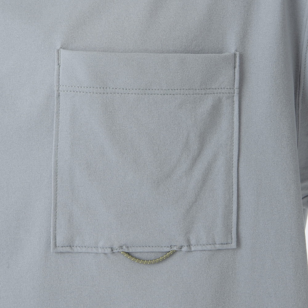 ニューバランス（new balance）（メンズ）半袖Tシャツ ラッシュガード MT1996 Tシャツ AMT45019 YST グレー 吸汗速乾 4wayストレッチ UPF40+