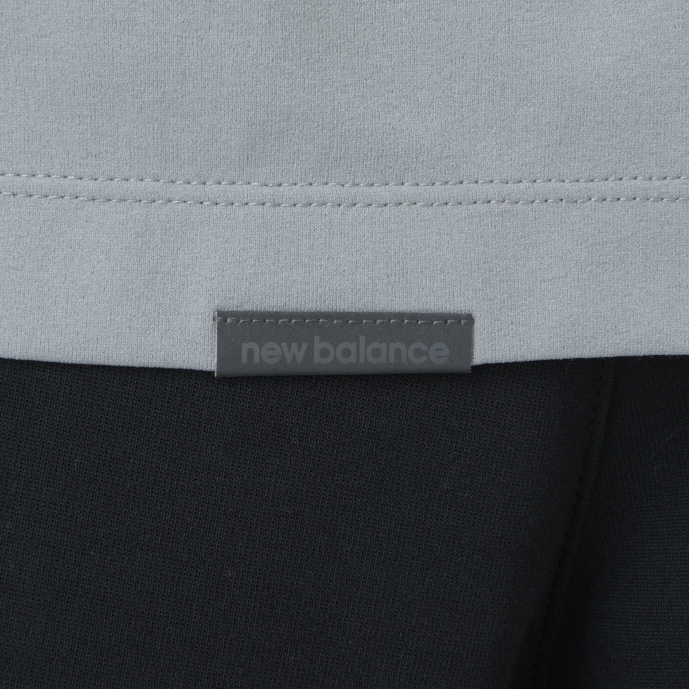 ニューバランス（new balance）（メンズ）半袖Tシャツ ラッシュガード MT1996 Tシャツ AMT45019 YST グレー 吸汗速乾 4wayストレッチ UPF40+