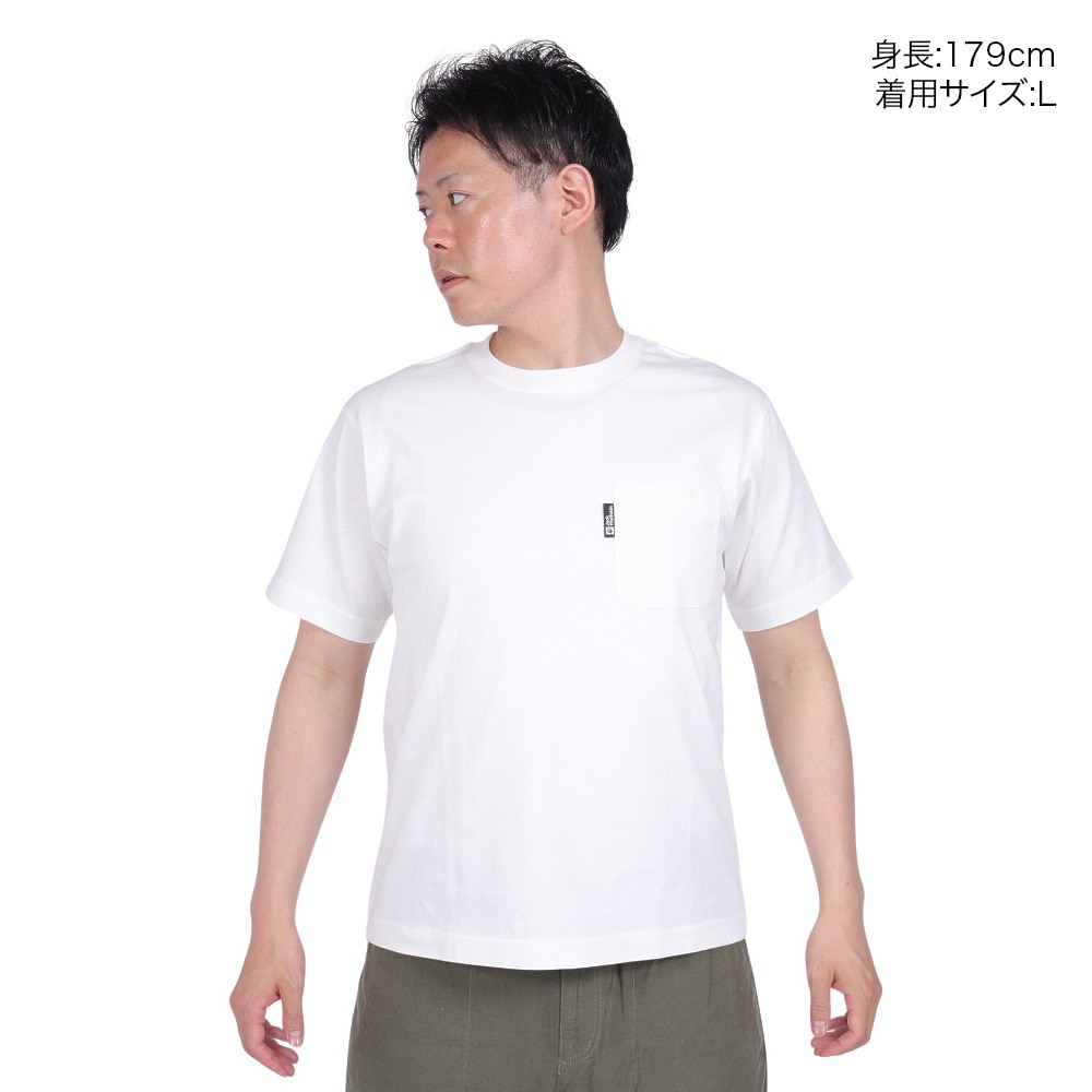 ジャックウルフスキン（JackWolfskin）（メンズ）ベーシック ポケットTシャツ 5022365-5055