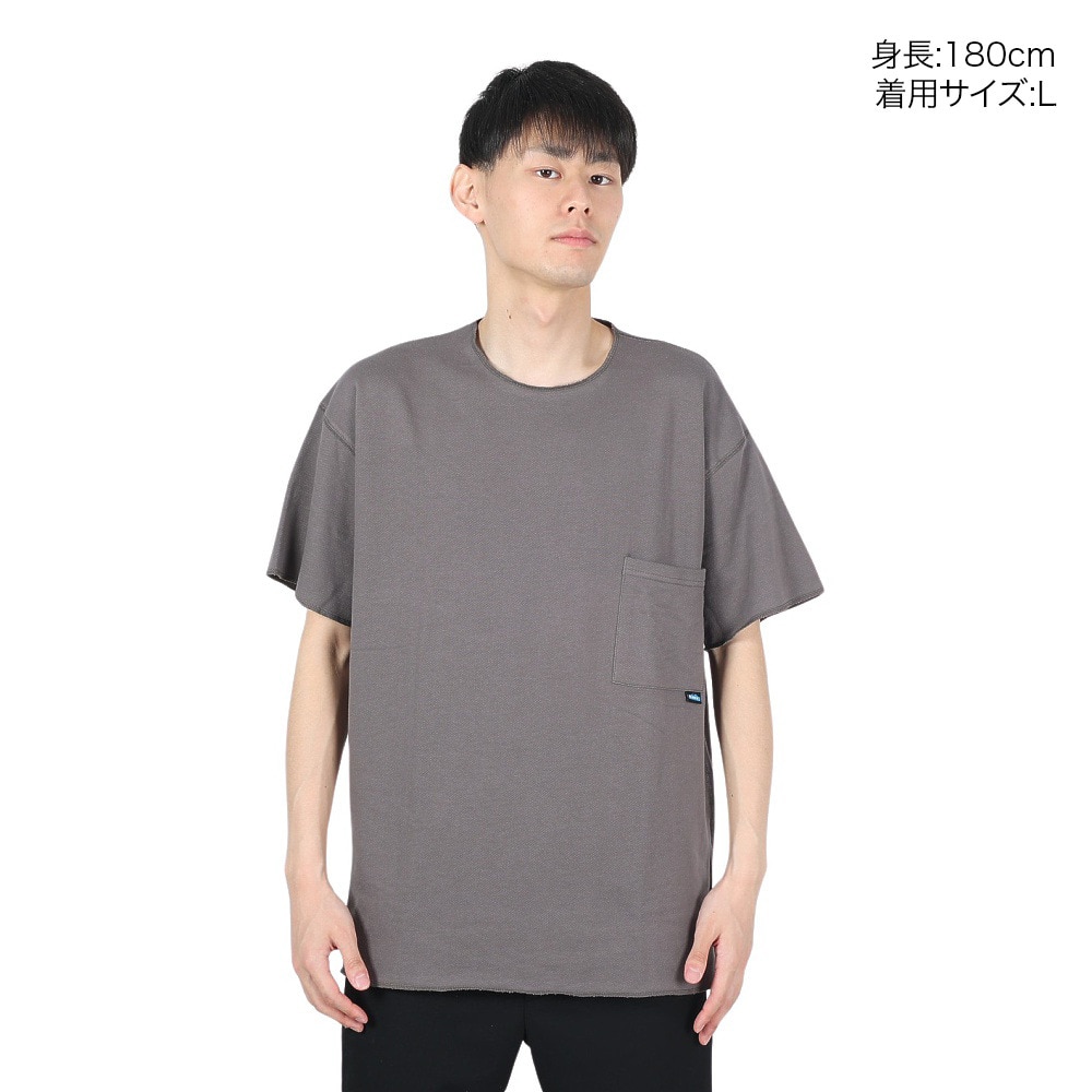 カブー（KAVU）（メンズ、レディース）半袖Tシャツ カットソー ショートスリーブ ロック グレー 19821819 GRY