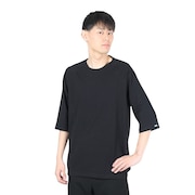(メンズ)ソリッド ベースボール Tシャツ 19821823 BLK
