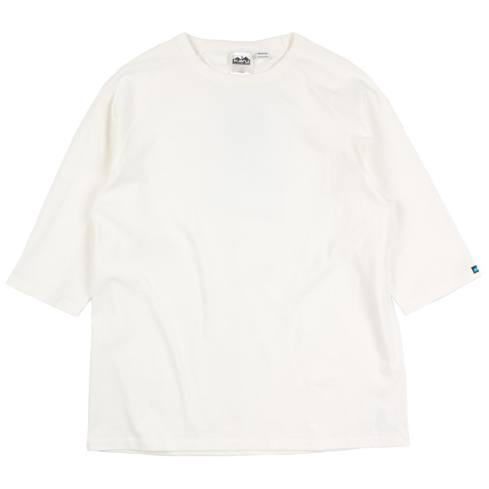 カブー（KAVU）（メンズ）ソリッド ベースボール Tシャツ 19821823 WHT