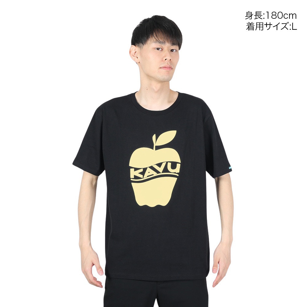 カブー（KAVU）（メンズ）アップル Tシャツ ブラック 19821824 BLK