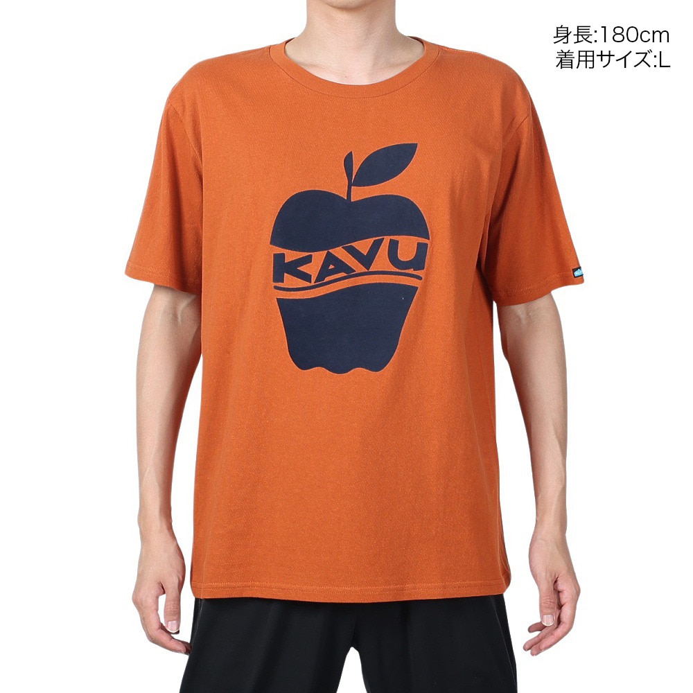 カブー（KAVU）（メンズ）アップル Tシャツ Orange 19821824 ORG