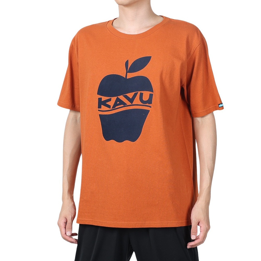 カブー（KAVU）（メンズ）アップル Tシャツ Orange 19821824 ORG