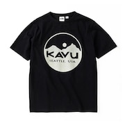 カブー（KAVU）（メンズ）サークルロゴ Tシャツ ブラック 19821827 BLK