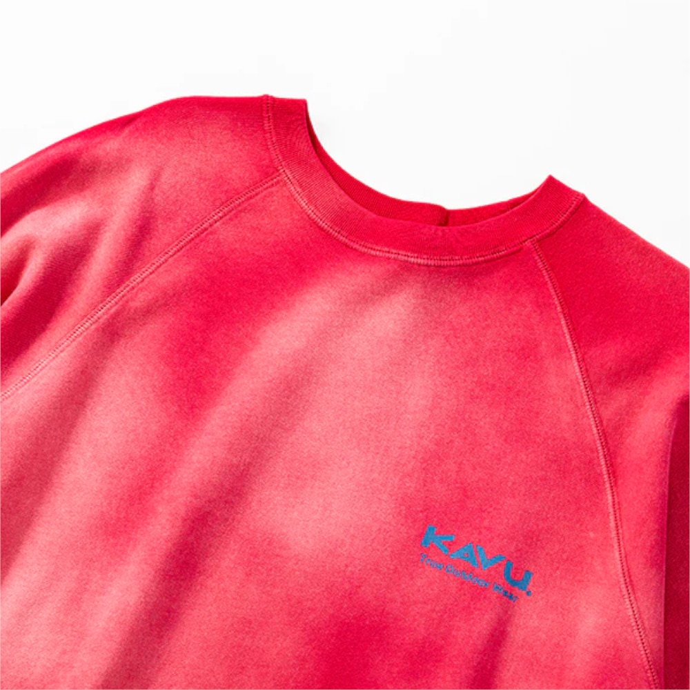 カブー（KAVU）（メンズ）ショートスリーブ スウェット レッド 19822008 RED