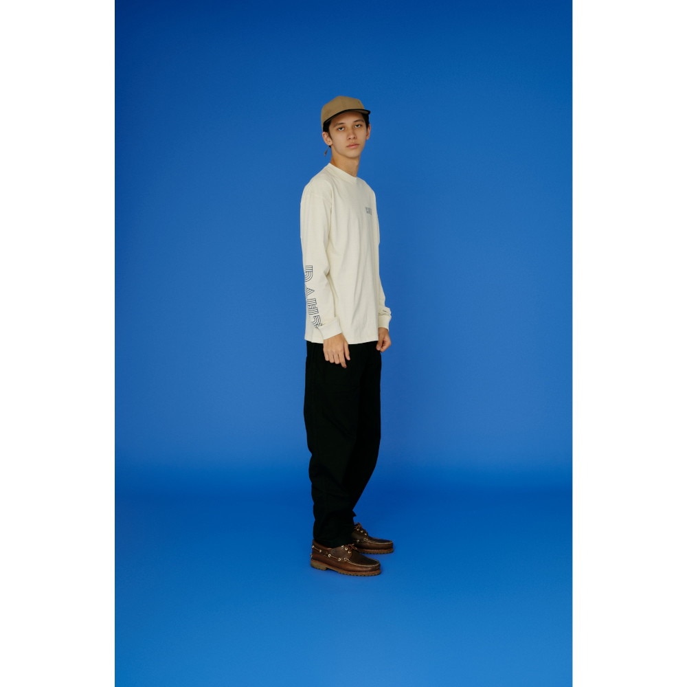 カブー（KAVU）（メンズ）スリーブプリント ロングスリーブTシャツ 19822010  IVR