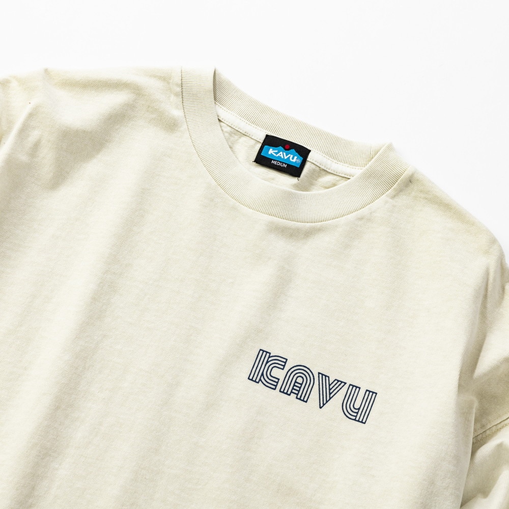 カブー（KAVU）（メンズ）スリーブプリント ロングスリーブTシャツ 19822010  IVR