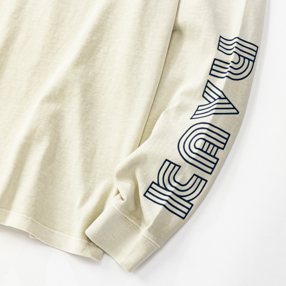 カブー（KAVU）（メンズ）スリーブプリント ロングスリーブTシャツ 19822010  IVR