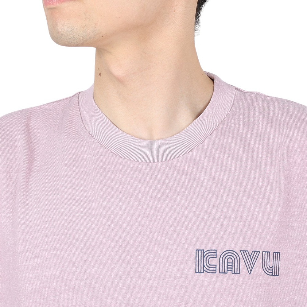 カブー（KAVU）（メンズ）スリーブプリント ロングスリーブTシャツ 19822010 PNK