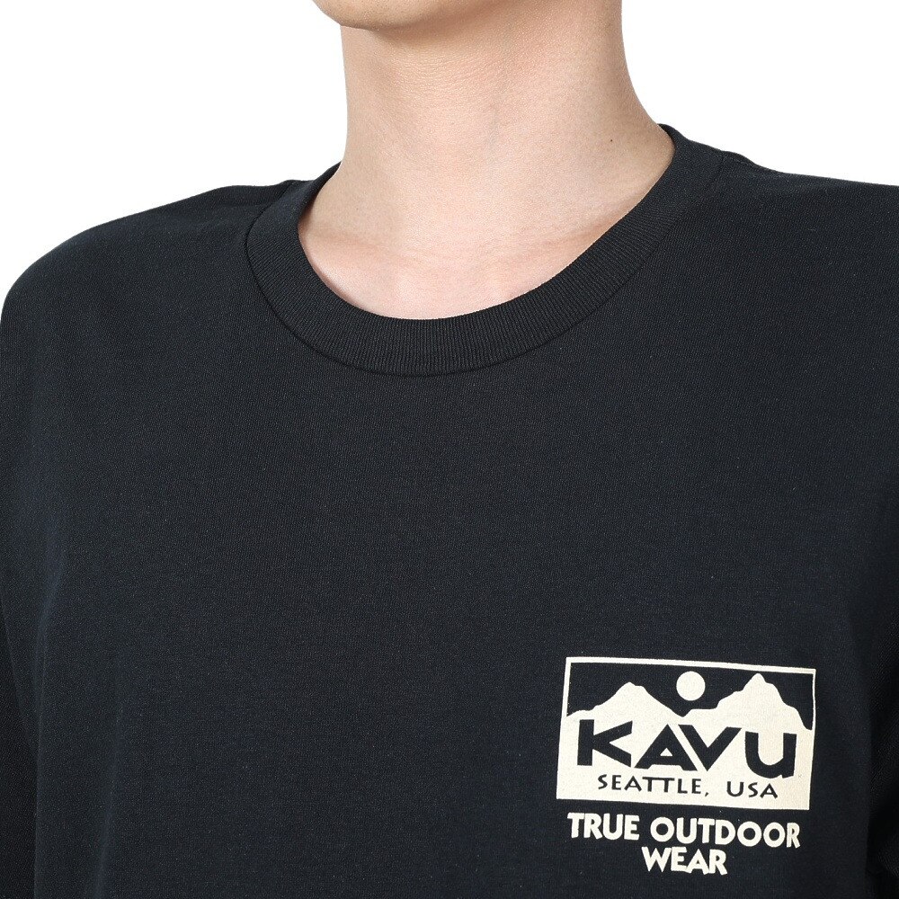 カブー（KAVU）（メンズ）トゥルーロゴ Tシャツ 19822032 BLK