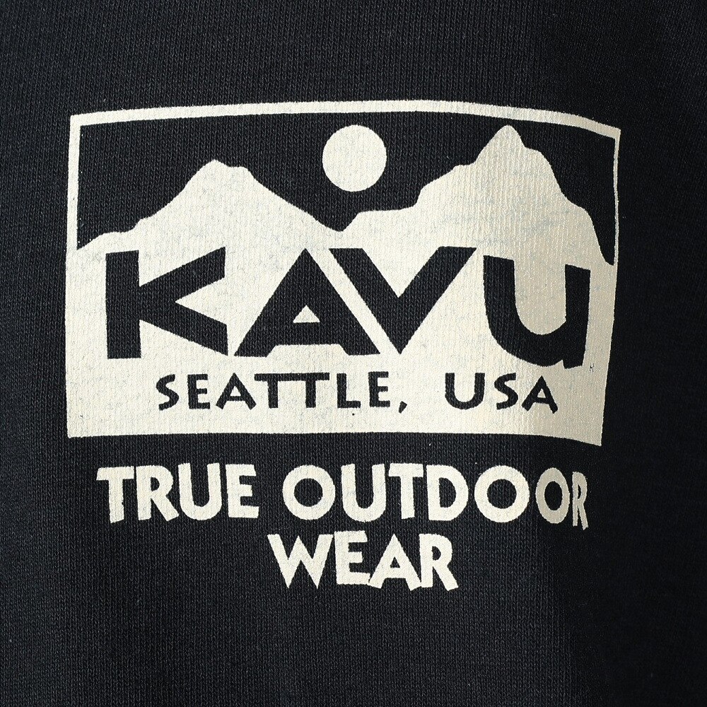 カブー（KAVU）（メンズ）トゥルーロゴ Tシャツ 19822032 BLK