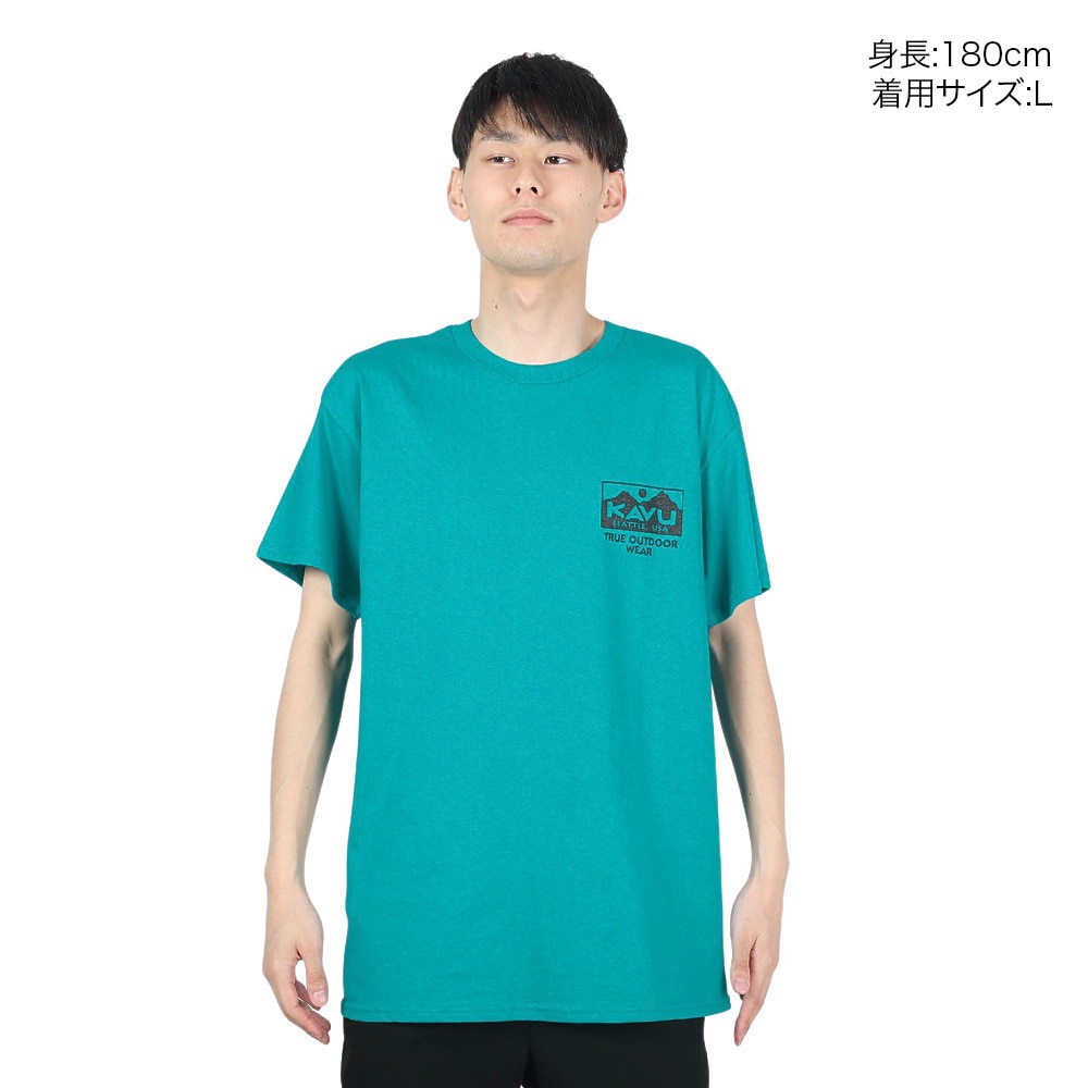 カブー（KAVU）（メンズ）トゥルーロゴ Tシャツ 19822032 JDE