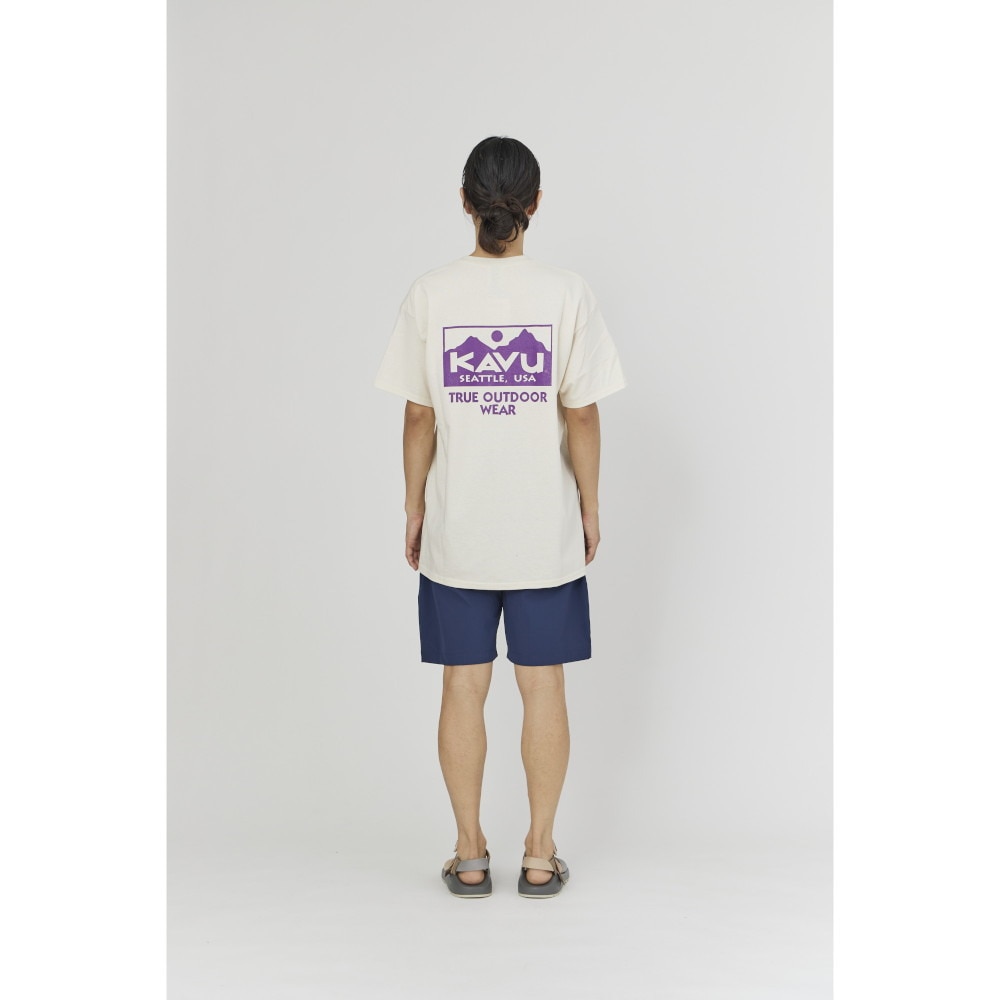 カブー（KAVU）（メンズ）トゥルーロゴ Tシャツ 19822032 NTL