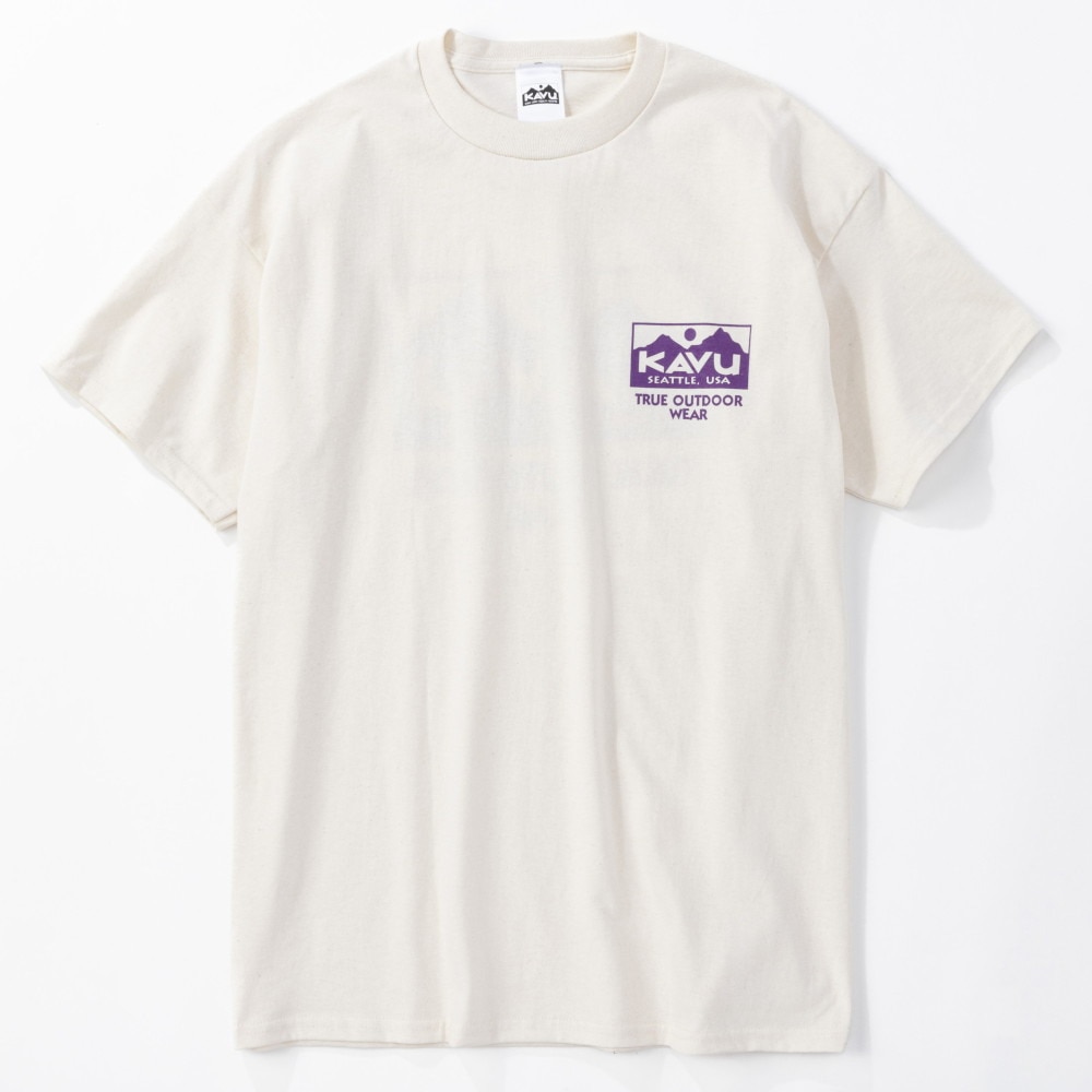 カブー（KAVU）（メンズ）トゥルーロゴ Tシャツ 19822032 NTL