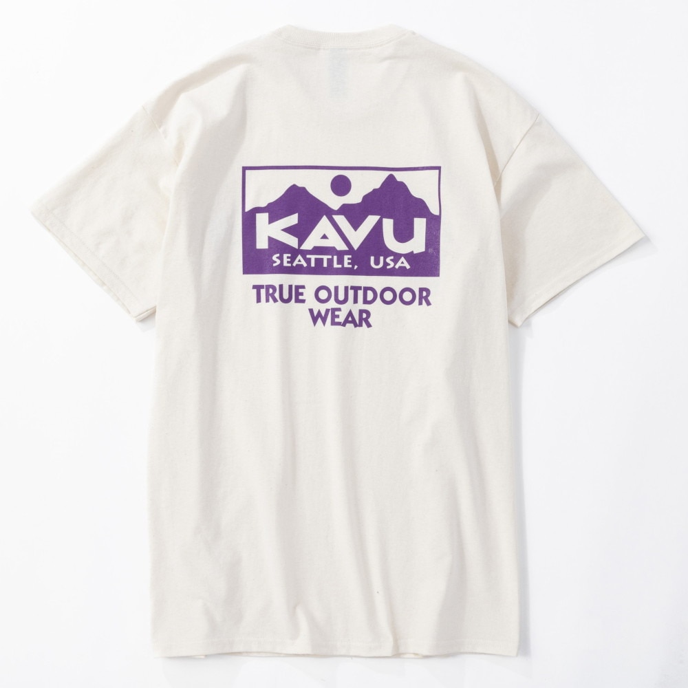 カブー（KAVU）（メンズ）トゥルーロゴ Tシャツ 19822032 NTL