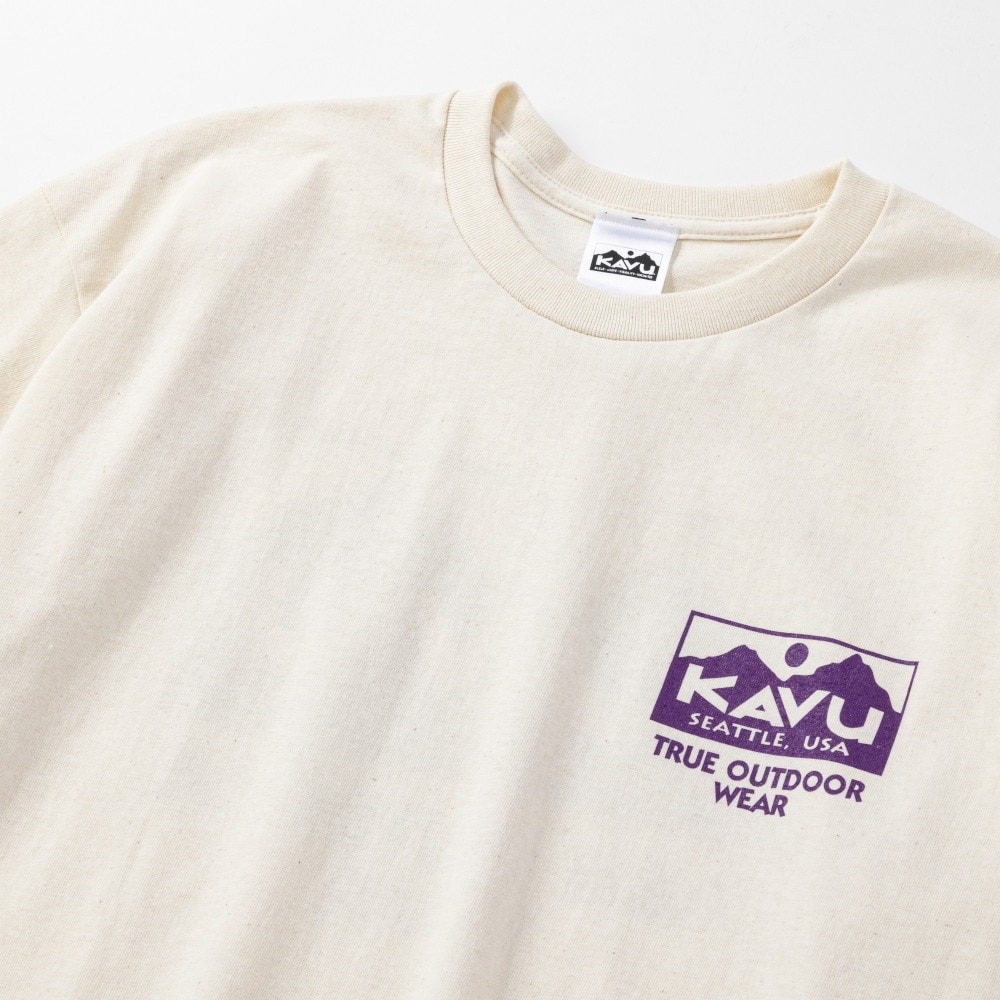 カブー（KAVU）（メンズ）トゥルーロゴ Tシャツ 19822032 NTL