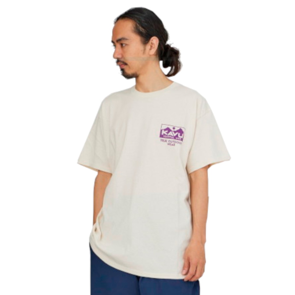 カブー（KAVU）（メンズ）トゥルーロゴ Tシャツ 19822032 NTL