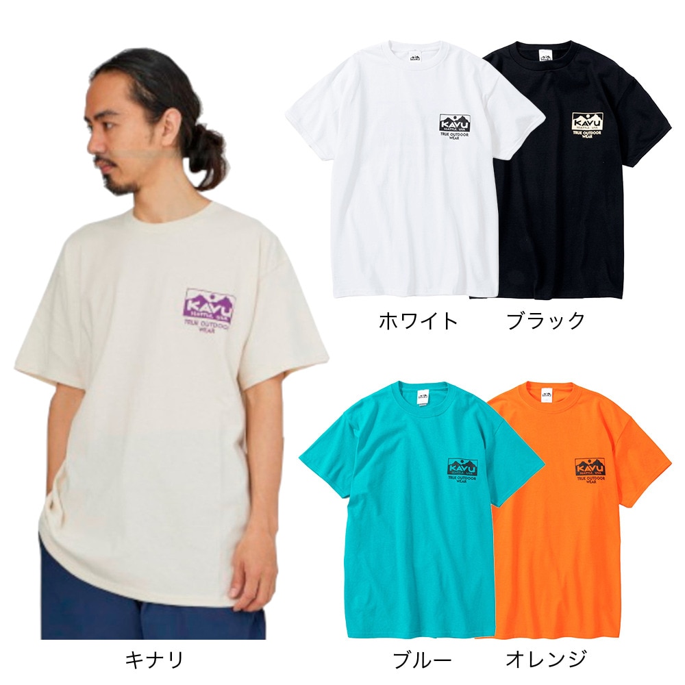 カブー（KAVU）（メンズ）トゥルーロゴ Tシャツ 19822032 JDE