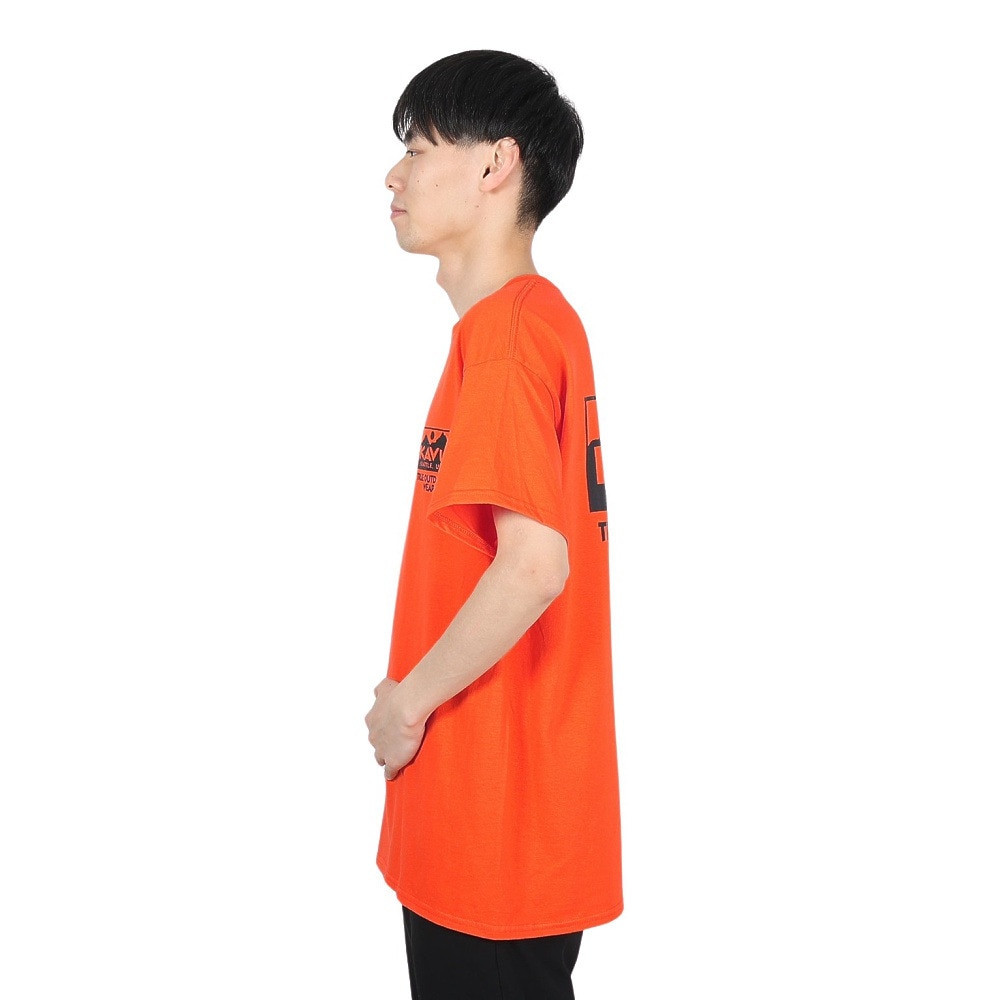 カブー（KAVU）（メンズ）トゥルーロゴ Tシャツ 19822032 ORG