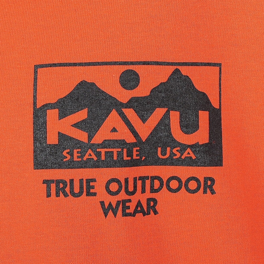 カブー（KAVU）（メンズ）トゥルーロゴ Tシャツ 19822032 ORG