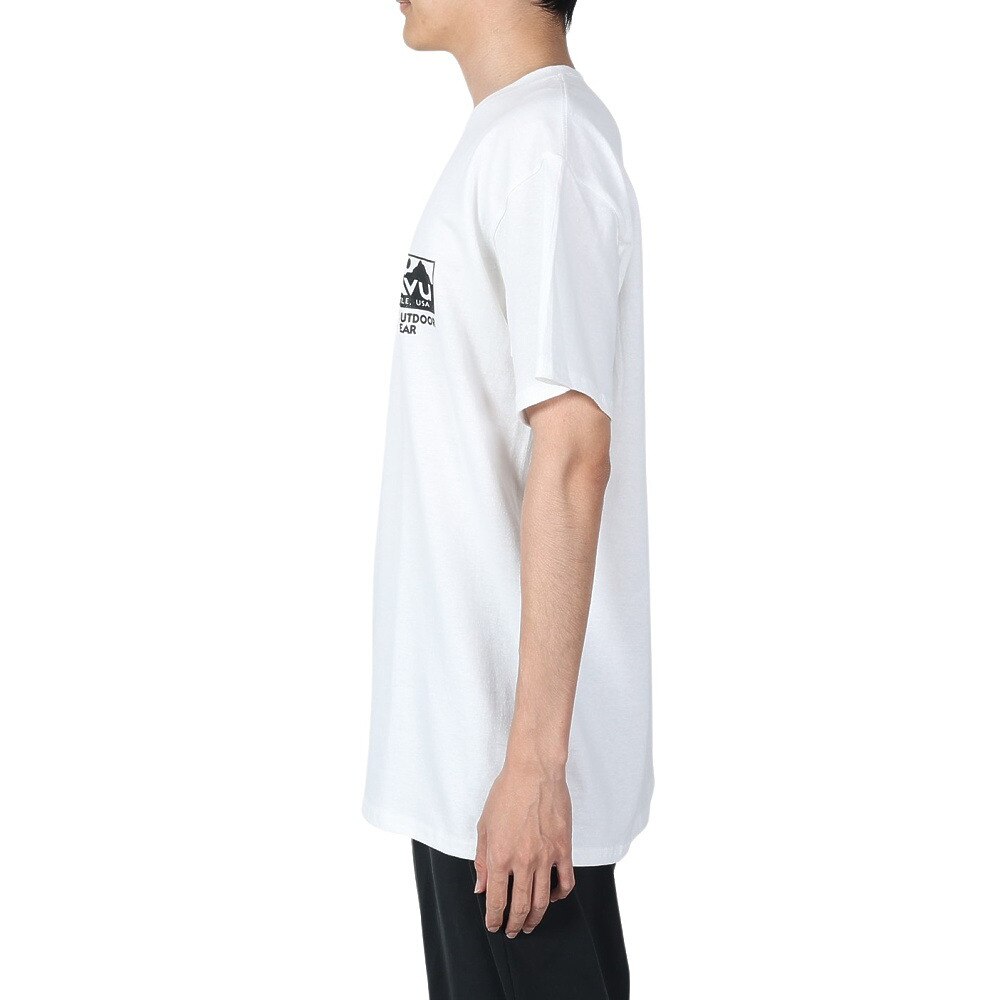 カブー（KAVU）（メンズ）トゥルーロゴ Tシャツ 19822032 WHT