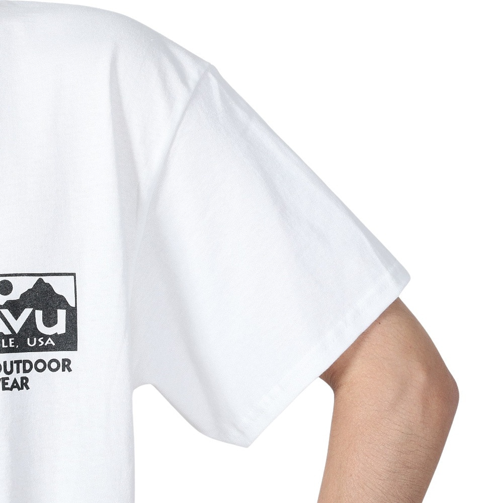 カブー（KAVU）（メンズ）トゥルーロゴ Tシャツ 19822032 WHT