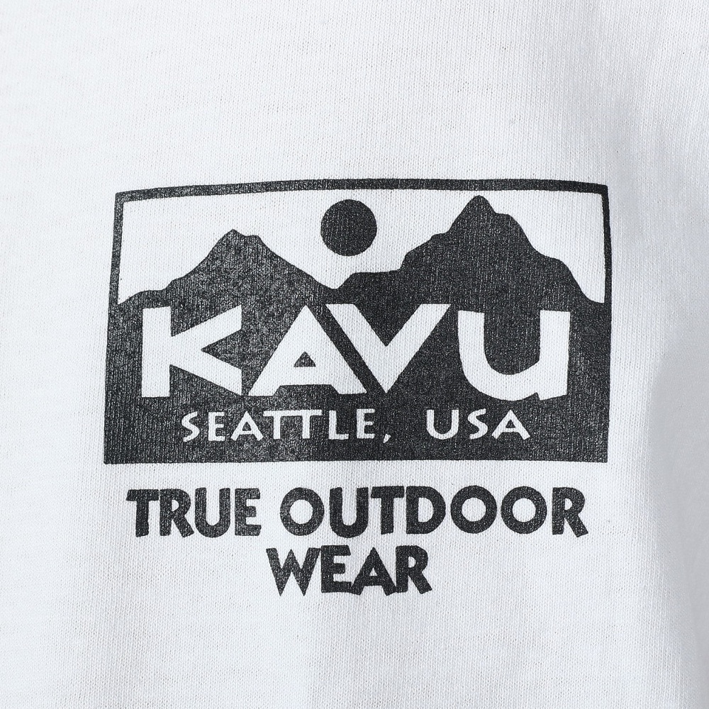 カブー（KAVU）（メンズ）トゥルーロゴ Tシャツ 19822032 WHT