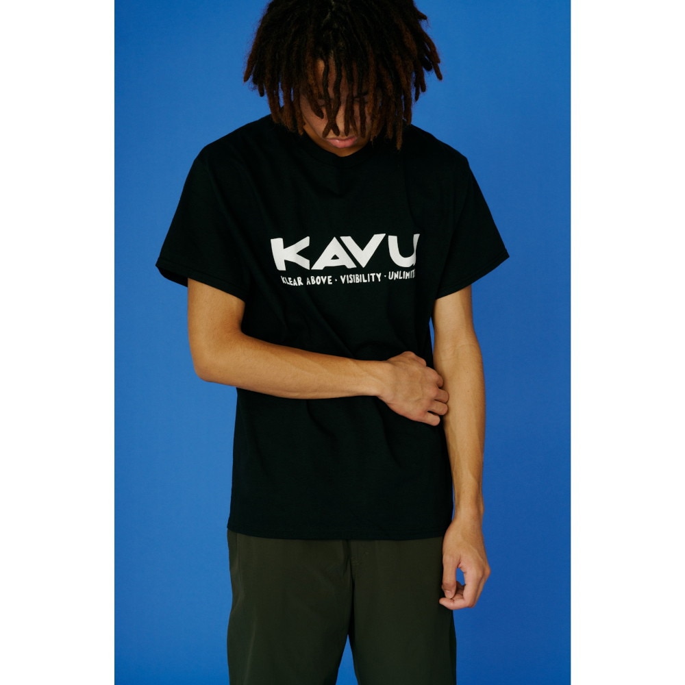 カブー（KAVU）（メンズ）シンプルロゴ Tシャツ 19822033 BLK