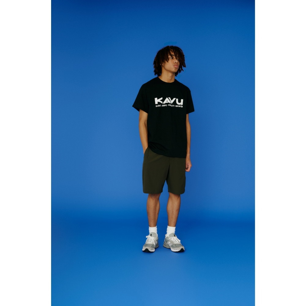 カブー（KAVU）（メンズ）シンプルロゴ Tシャツ 19822033 BLK