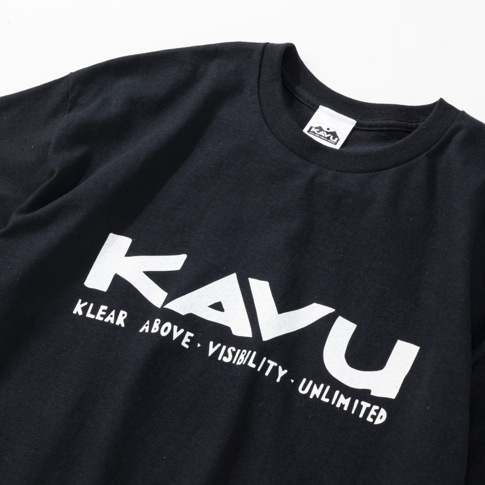 カブー（KAVU）（メンズ）シンプルロゴ Tシャツ 19822033 BLK