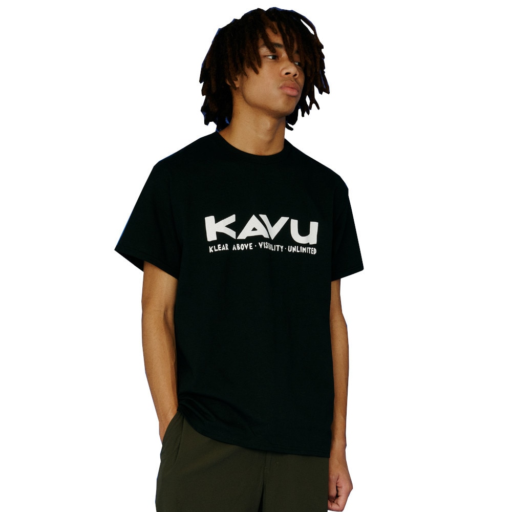 カブー（KAVU）（メンズ）シンプルロゴ Tシャツ 19822033 BLK