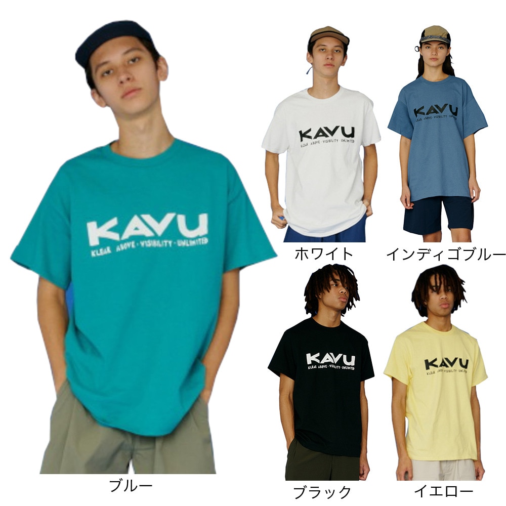 カブー（KAVU）（メンズ）シンプルロゴ Tシャツ 19822033 WHT