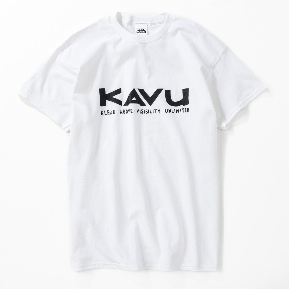 カブー（KAVU）（メンズ）シンプルロゴ Tシャツ 19822033 WHT