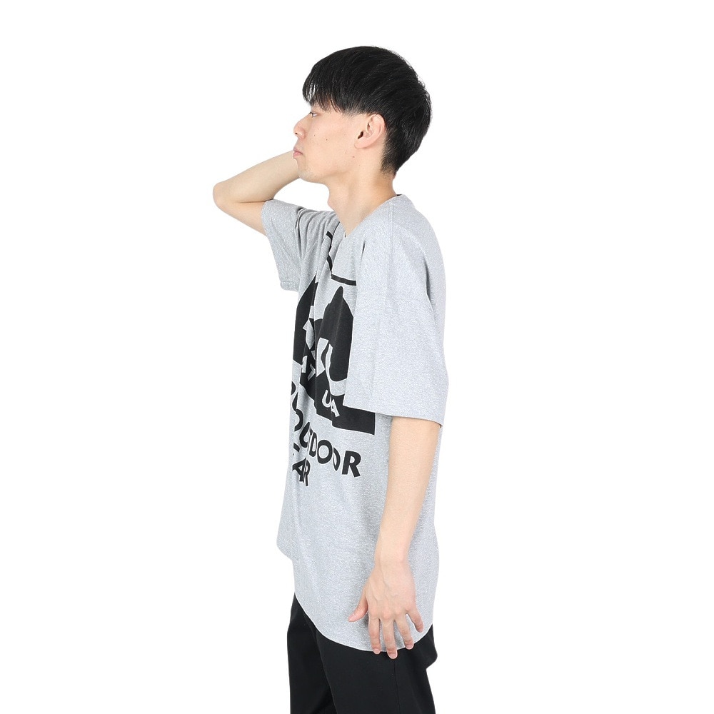 カブー（KAVU）（メンズ、レディース）半袖Tシャツ カットソー ビッグロゴ Tシャツ XLサイズ スポーツグレー 19822034033009
